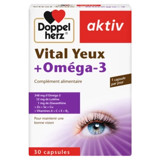 Illustration of the product packaging Doppelherz aktiv Vital Yeux front view